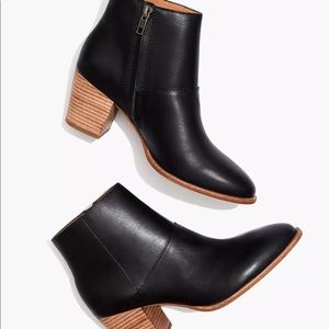 NEW Madewell The Rosie Ankle Boot Leather 10